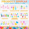 SelfTek 151pcs Mini Resin Animals, 73 Styles Mixed Luminous Tiny