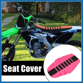 A ABSOPRO Motorcycle Pit Dirt Bike Soft Seat Cover Seat Cushion Pink Black Item Replacement