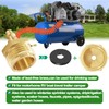 Lead-Free Brass Air Compressor Quick Connect Plug for Winterizing Sprinklers,