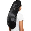 Wbfwbb Braid Bonnet for Sleeping, Wide Elastic Band Satin Hair
