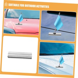 ORFOFE 4pcs Magnetic Flagpole Weights Heavy-Duty Windproof Retainer for Outdoor Events and Easy to Install for Sports Festivals and Trade Shows