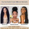Seimainurs Deep Wave Crochet Hair Long Curly Braiding Hair for