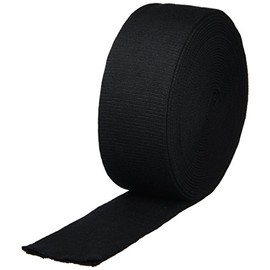 PRO 240484 Tubular Knit Compression Bandage, Black, 3" Width, 11 Yards Length