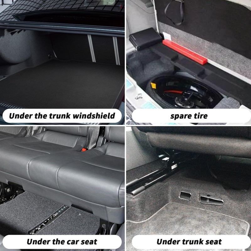 2 Amp Rack Car Audio,24 Watts Steel Amplifier Equipment Mount