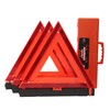 WORKKOOL Safety Triangles DOT Approved, Standard Warning Triangles Enmergency Reflector,