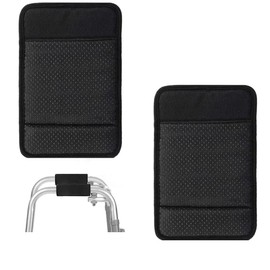 Naisfei 1 Pair Walking Aid Armrest Pad Rolling Walker Foam Hand Grips for Walkers Padded Hand Padding for Walker Armrest Cover Walker Coasters Walker Hand Grips Chair Arm Pads