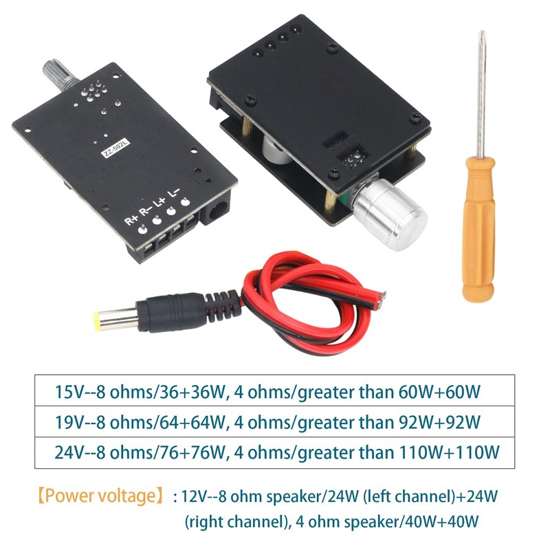 SIGANDG Bluetooth 5.0 HiFi Amplifier Board 2 x 50 W