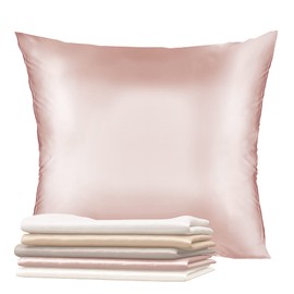 Dreamzie - Silk cushion cover - 100% mulberry silk, 19 momme, double-sided Oeko-TEX® - silk pillowcase for hair and skin - anti-ageing, anti-bed bugs.