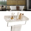 Bathroom Shelves Acrylic Space Saving Hole Free Floating Wall Mounted