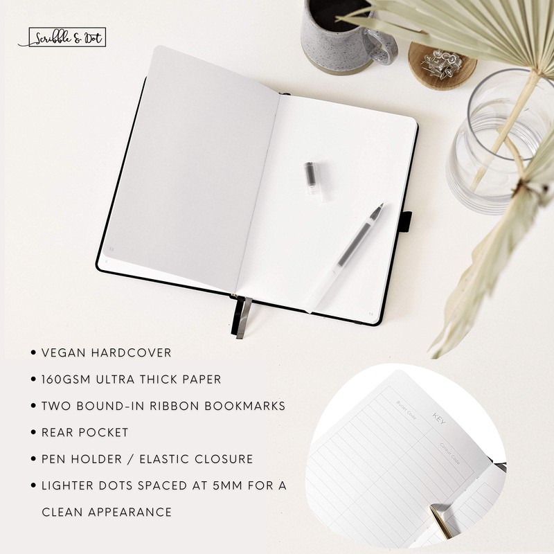 Scribble & Dot® Bullet Planner - Dotted Journal | A5