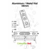 Metal Precision Level, Glass Vial, Spirit Bubble Level, Accurate, Clear,