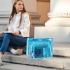 Holographic Clear Beach Bag with Zipper -13.78 x 10.6 x