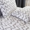 Elegant Comfort Luxury Soft Bed Sheets Chevron Pattern - 1500