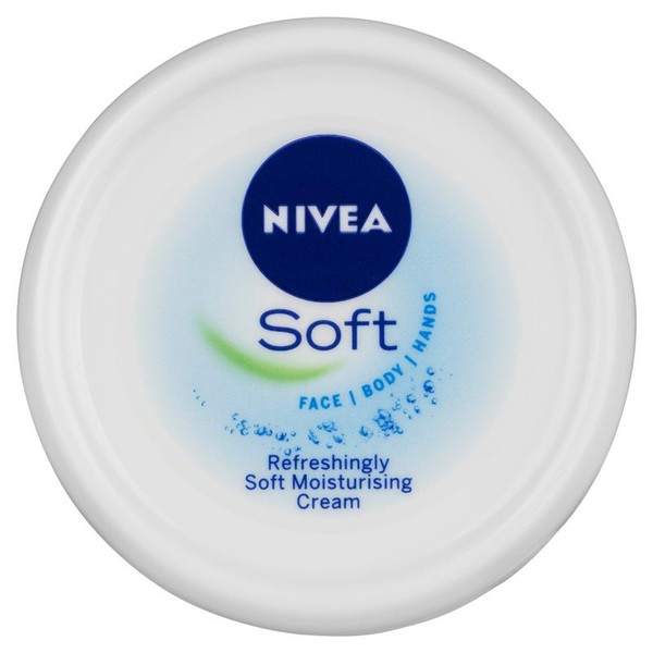 NIVEA Soft Moisturiser Cream Face Body Hands 50ml