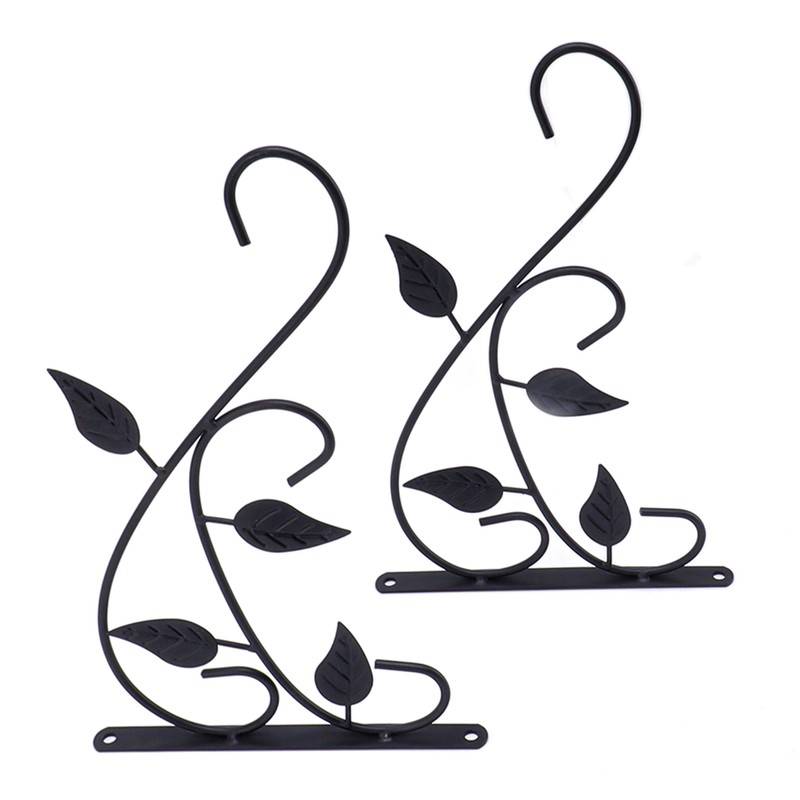 2pcs Hanging Plant Bracket Heavy Duty Rust Resistant Durable Iron