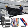 Solar Cable Clips, Solar Panel Cable Clips, Silver Tone Metal