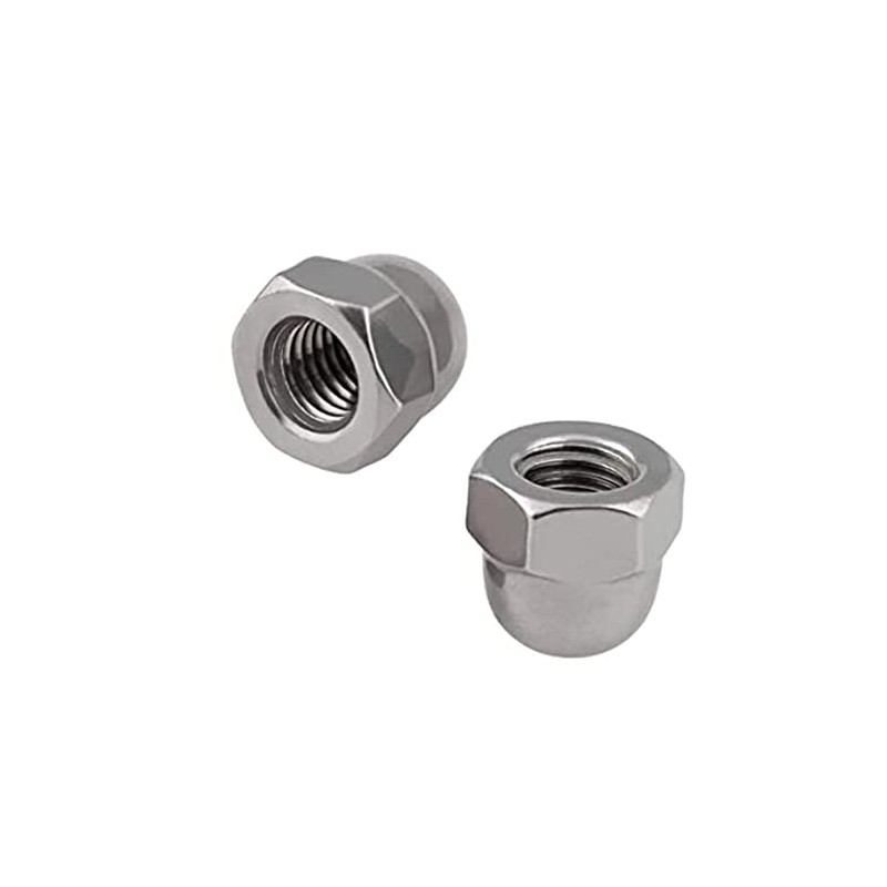 Merriway BH07651 Domed Cap Nut Bright Zinc Plated Steel M5,