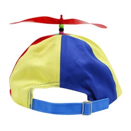 Kuzhi Multi-Color Propeller Hat - Baseball Style (Blue Brim, M)