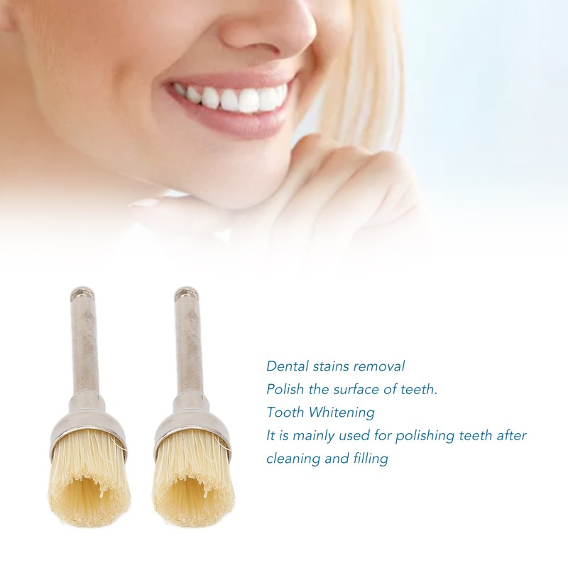 100pcs Polishing Brush Set Professional Dental Teeth Cleaning Brush Disposable
