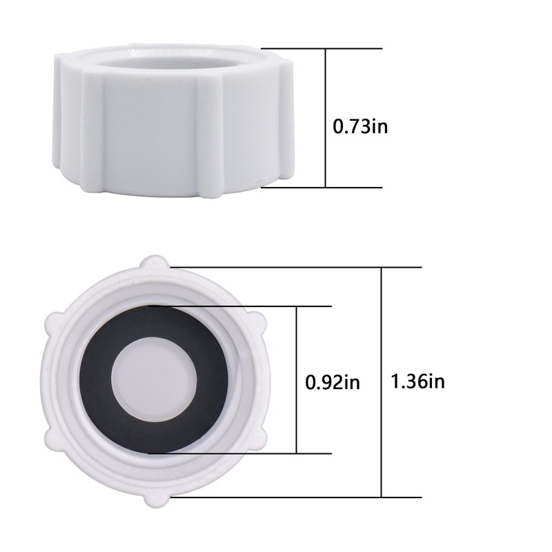 11456 11385 Sand Filter Drain Plug Replacement Valve Cap 11456
