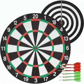 Kwalux Tiro Al Blanco Diana 6 Dardos Doble Cara 40.5cm