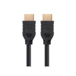 Monoprice High Speed HDMI Cable, 4K@60Hz, 18Gbps, HDR, 24AWG, YCbCr 4:4:4, CL2, No Logo, Compatible with UHD TV and More, 6 Feet, Black - Commercial Series