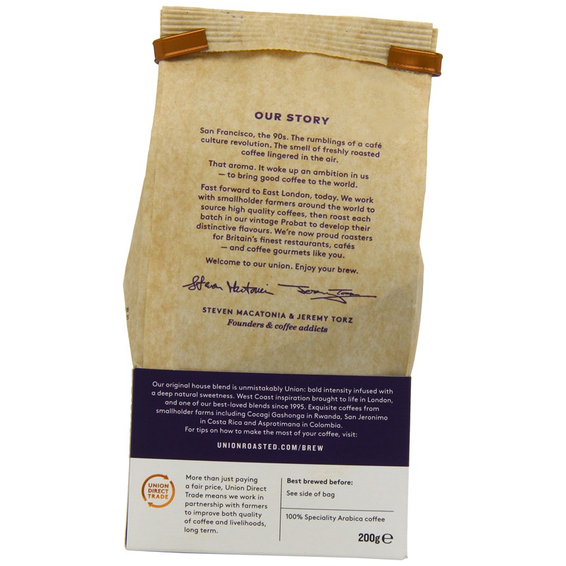 Union Spirit Blend Ground Coffee 200 g (Pack of 3)