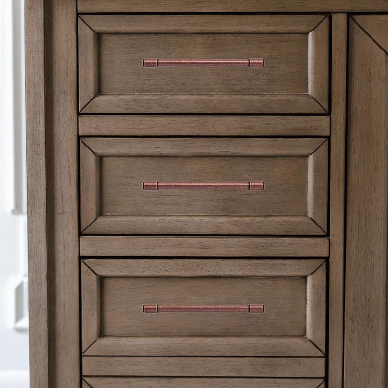 khtumeware 10 Pack 6-1/4 Inch(160mm) Antique Copper Cabinet pulls Kitchen