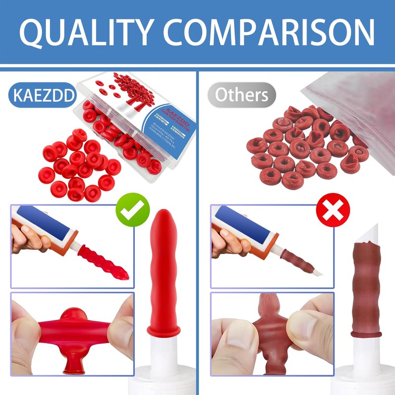 KAEZDD 10 Pcs Caulk Tube Sealer Caps, Caulking Gun Tip