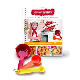 Kinderleichte Becherküche Band 4- 3 Messbecher und ein Rezepbuch mit 10 Rezepten, Kleine Gerichte ganz Groß, Bekannt aus Die Höhle der Löwen: Backset ... Backen und Kochen für Kinder ab 3 Jahren)