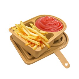 Snack Pack Containers - Small Condiment Containers with Lids | Dishwasher Safe Kitchen Refrigeration Storage Boxes for Sauce Food Vegetables Portion Control