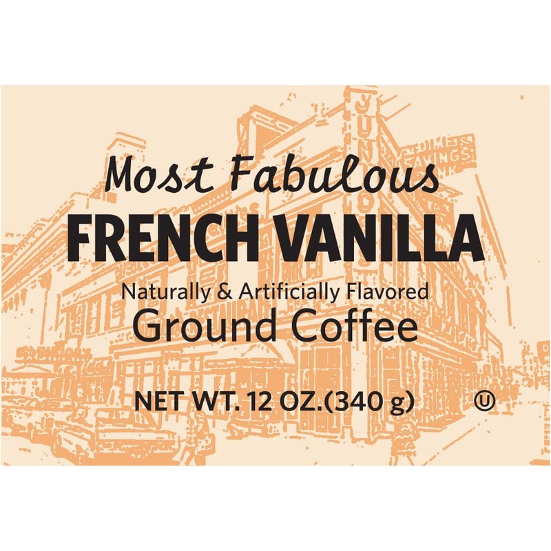 Junior's Most Fabulous Ground Coffee, 12 oz (French Vanilla, 1