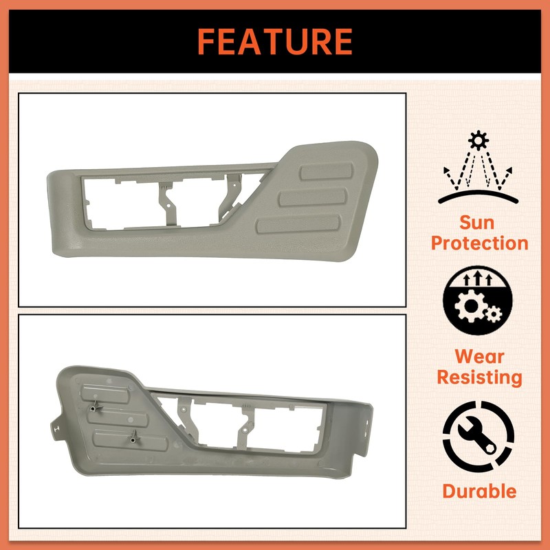 ECOTRIC Front Driver Seat (Left) Cushion Panel Trim Compatible with