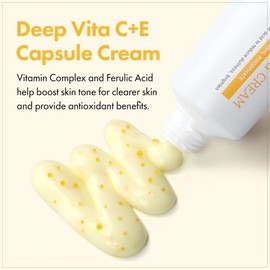 TOSOWOONG Vitamin C Brightening Cream for Even Skin Tone, Hyperpigmentation and Dark Spot Care with Glutathione, Tocopherol (Vitamin E), Ferulic Acid and Peptides, Korean Skincare, 50 ml /1.69 fl. oz.