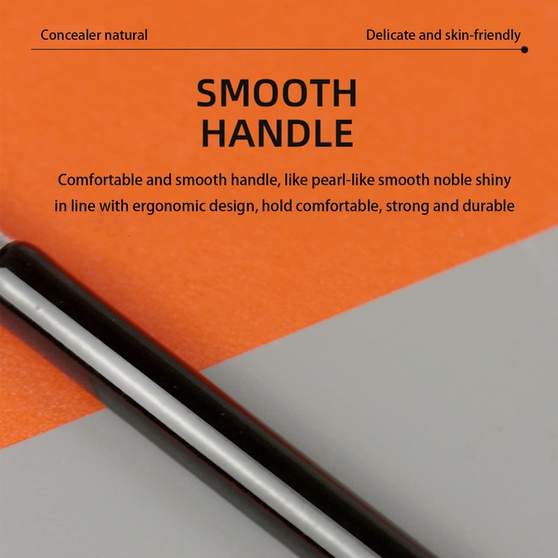 Ksvsonrvi Double-ended Concealer Brush, Under Eye Mini Dual End Makeup