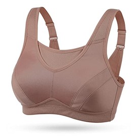 WingsLove Women's Sports Bra High Impact Bra Full Coverage Wirefree Workout Non Padded Ultimate Running Bra Sports Bra Women Plus Size