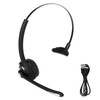 Trucker Bluetooth Headset, Single Ear Telephone Headset with Noise Cancelling