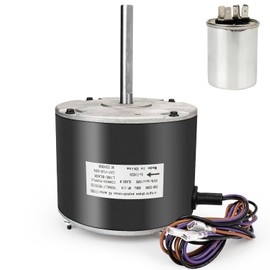 Wowewk 0131M00061SP, YDK-180S84062-01 Zongshan Broad-Ocean Motor Replaces Goodman, Janitrol P/N: 0131M00014PS, 1-Speed Condenser Fan Motor,208/230 Volts, 1/4 Hp, 1,100 RPM