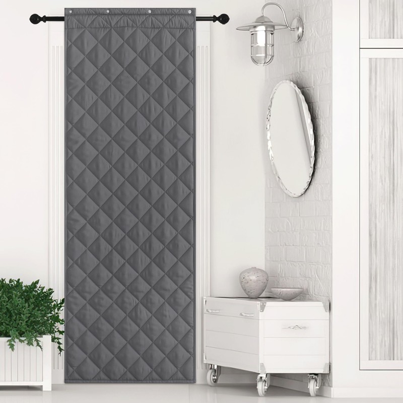 NICETOWN Warm Curtains for Winter, Windproof Waterproof Soundproof Door Shade