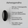 Sports Research® Ashwagandha Softgels with Coconut MCT Oil - Natural