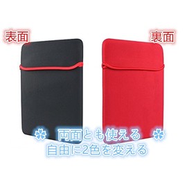 (Thousand Guests) 504-0016-05 Inner Case, For Tablets, PCs, 7/8/9/9.7/10.1/12/15 Inches, Wide Compatible Inner Case, Black