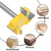 DingGreat 8 mm Shank CNC Spoilboard Surface Milling Cutter Bit,