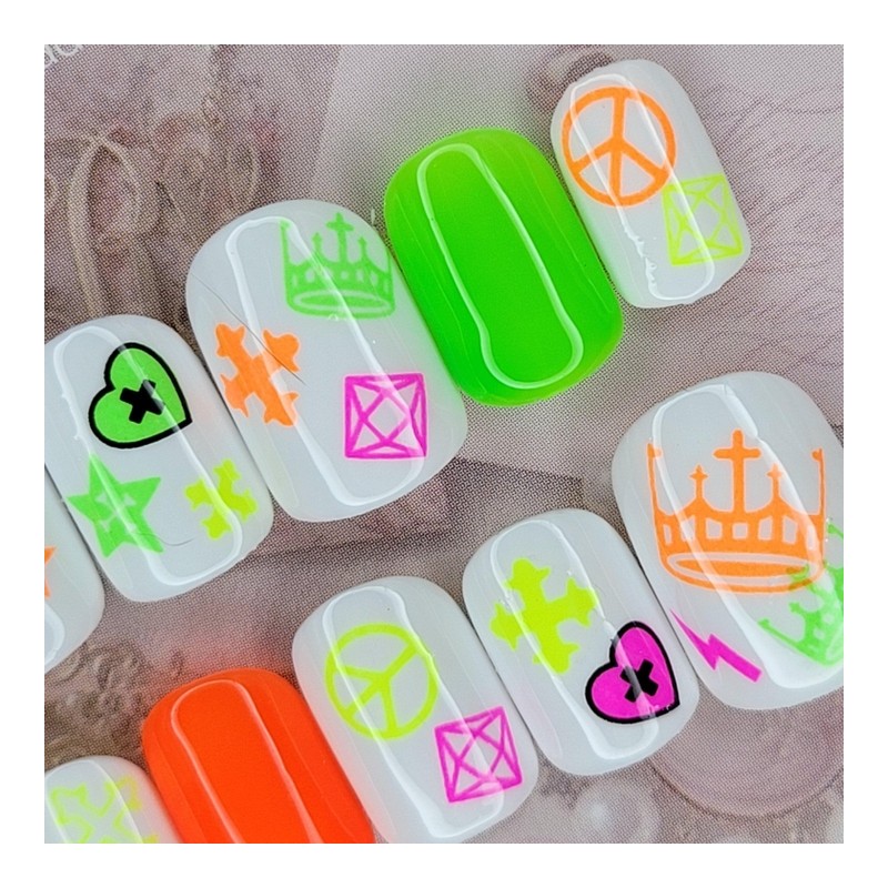 Unikitsch 2 Handmade Nail Tips - Lipstick / 유니키치2 수제네일팁
