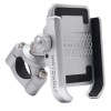 Universal Motorcycle Cell Phone Holder Mount For Harley-Davidso - Silver