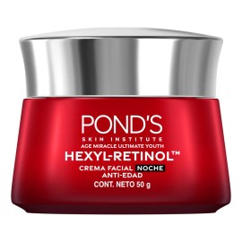 Crema Facial Antiedad Pond's Noche Age Miracle Ultimate Youth con Hexyl-Retinol 50g