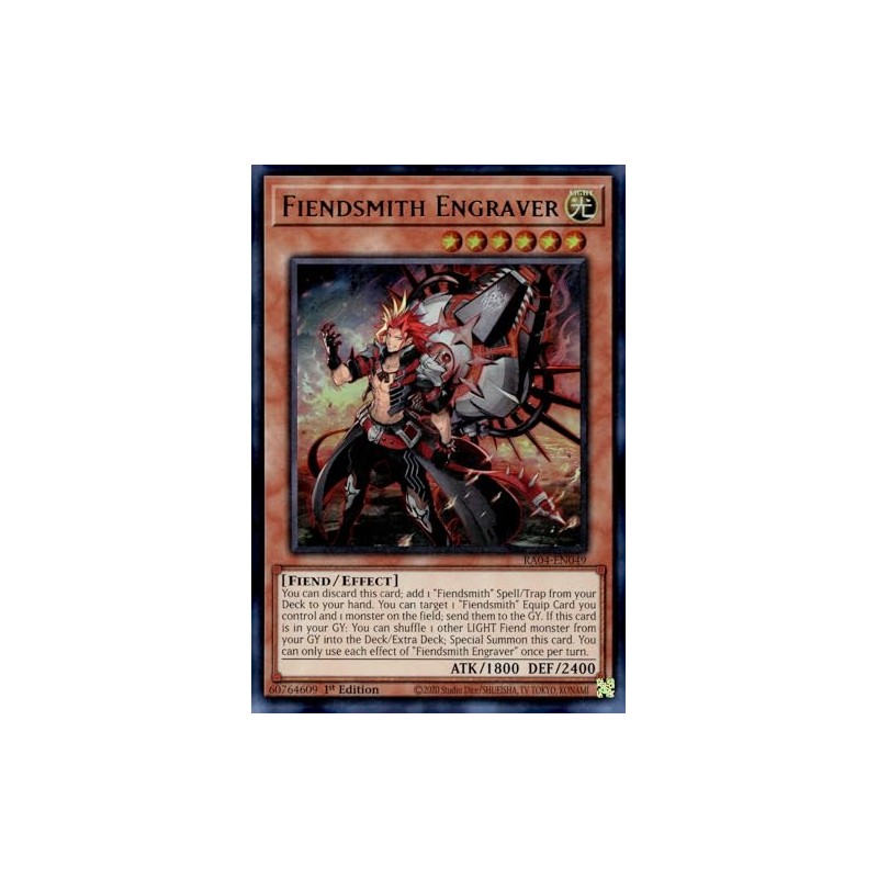 Fiendsmith Engraver (UR) - RA04-EN049 - Ultra Rare - 1st