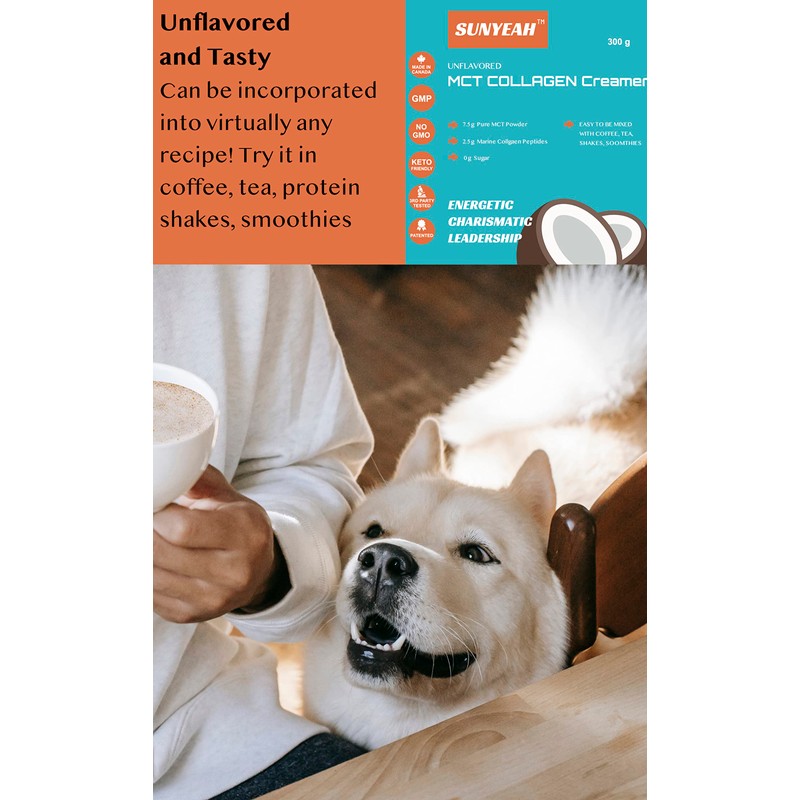 SUNYEAH SUNYEAH MCT Collagen Coffee Creamer Powder, Keto Collagen Creamer,