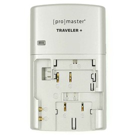 ProMaster Traveler + Charger for Interchangeable Lens Camera Batteries, (Model 9176)