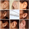 LOLIAS 24Pcs Cartilage Earrings for Women Men 20G Surgical Steel