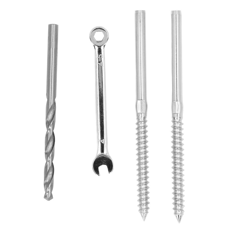Swage Lag Screw Stainless Steel Left Right Thread Cable Railing